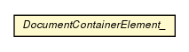Package class diagram package DocumentContainerElement_