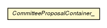 Package class diagram package CommitteeProposalContainer_