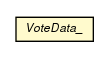 Package class diagram package VoteData_